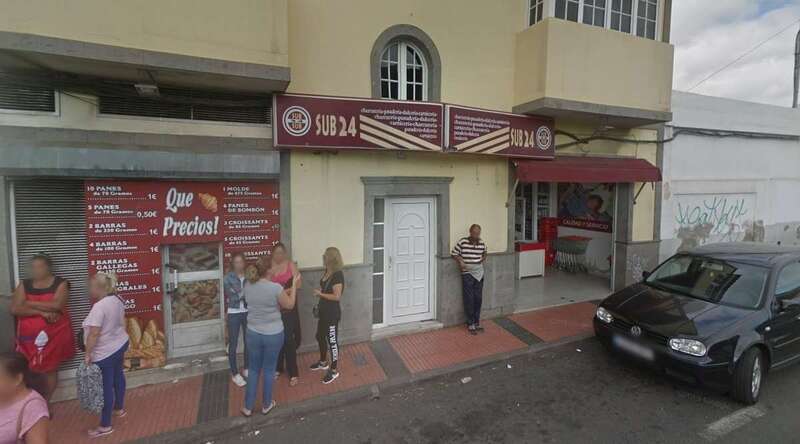 Tienda de Sub 24 en Jinámar (foto TA)